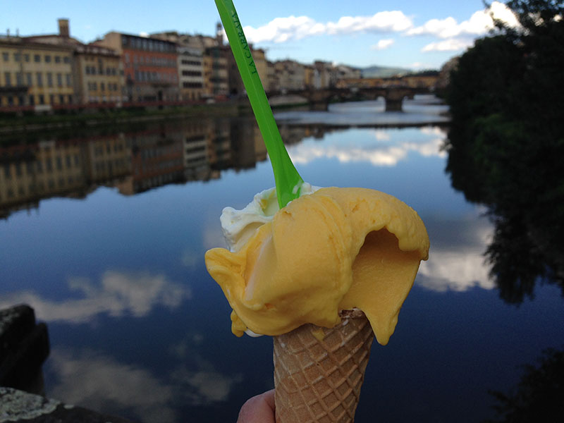 フィレンツェでジェラート