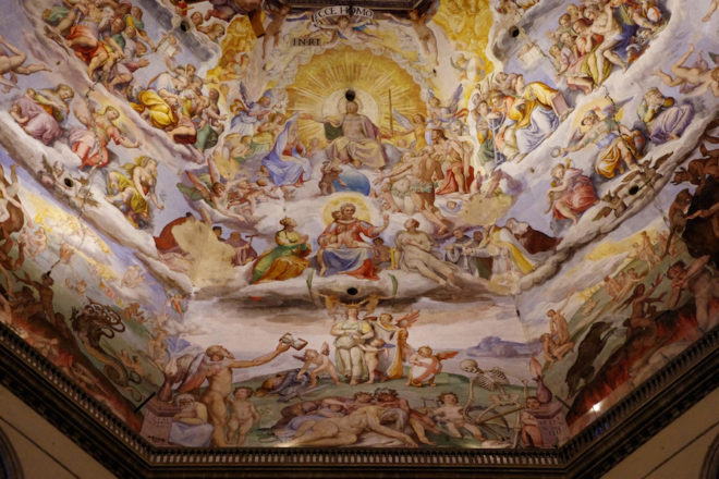 フィレンツェ、クーポラのフレスコ画