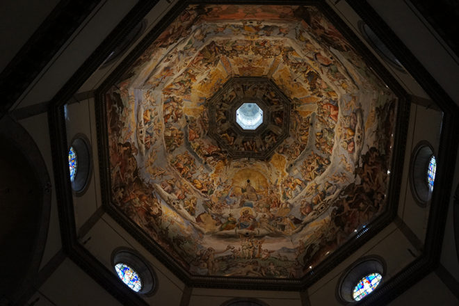 フィレンツェの大聖堂天井