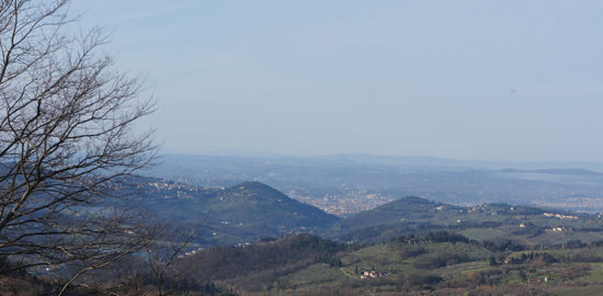 遠景から見たフィレンツェの街